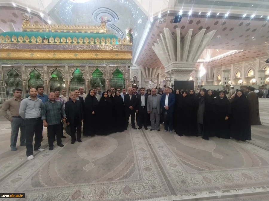 تجدید بیعت دانشجویان و کارکنان دانشگاه فرهنگیان استان تهران با آرمان های حضرت امام خمینی(ره) حرم مطهر بنیان گذار جمهوری اسلامی ایران سه شنبه؛ ۹ خرداد ۱۴۰۲ 5