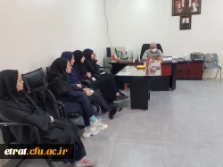 نشست اعضای هیئت تحریریه نشریه فانوس با سرپرست محترم مرکز 2