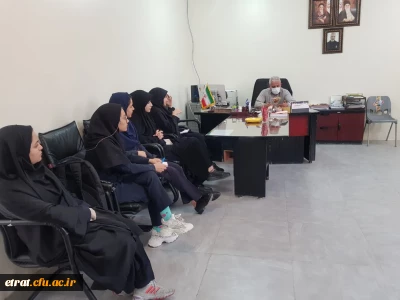 نشست اعضای هیئت تحریریه نشریه فانوس با سرپرست محترم مرکز