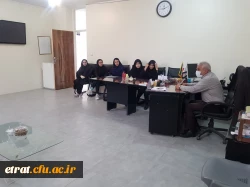 نشست اعضای هیئت تحریریه نشریه فانوس با سرپرست محترم مرکز 4