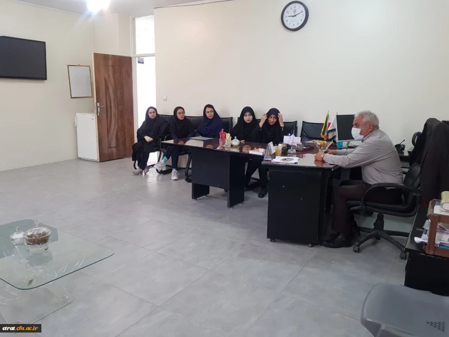 نشست اعضای هیئت تحریریه نشریه فانوس با سرپرست محترم مرکز 4