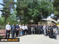 مانور آتش نشانی با حضور مسئول آموزش سازمان آتش نشانی 15