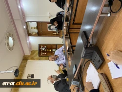 نشست سردبیر نشریه رشد معلم، جناب آقای دکتر محبی با اعضای نشریه دانشجویی فانوس مرکز فرهنگیان عترت  3