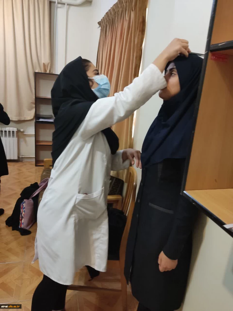 برگزاری طرح غربالگری و مبارزه با پدیکلوزیس در مرکز عترت 4