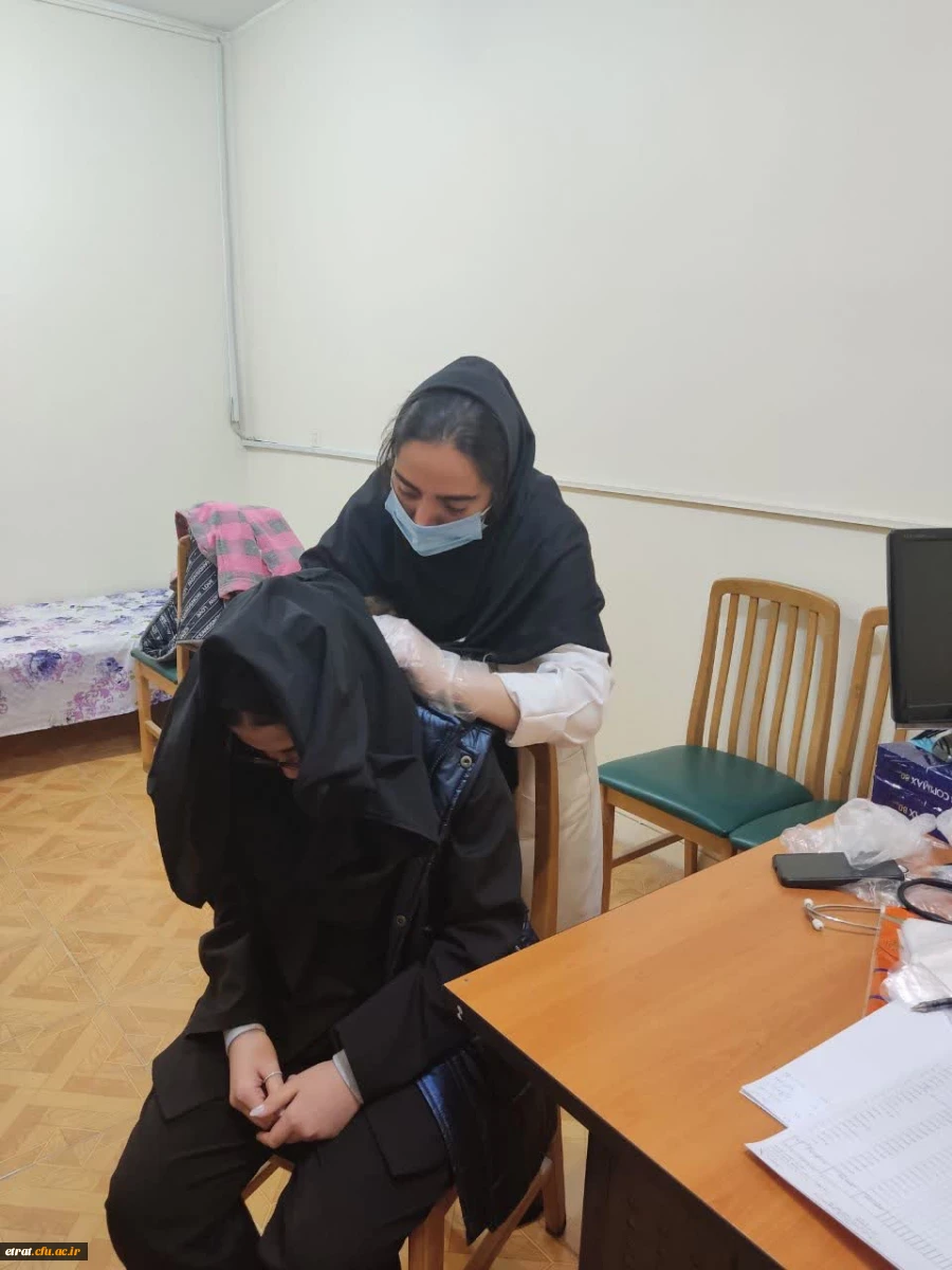 برگزاری طرح غربالگری و مبارزه با پدیکلوزیس در مرکز عترت 6