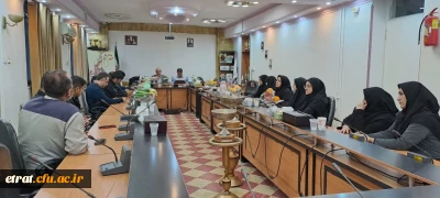 نشست صمیمانه رئیس و معاون های محترم استان با کارکنان مرکز عترت 
