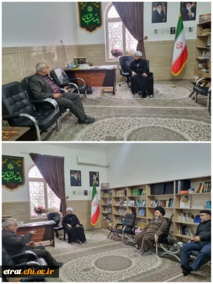 حضور سرپرست محترم مرکز عترت در دفتر امام جمعه واوان