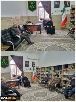 حضور سرپرست محترم مرکز عترت در دفتر امام جمعه واوان