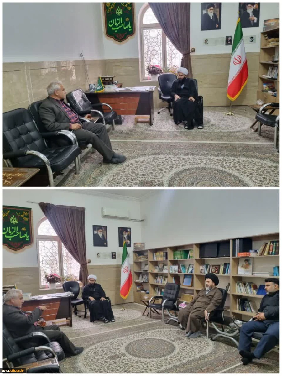 حضور سرپرست محترم مرکز عترت در دفتر امام جمعه واوان 2