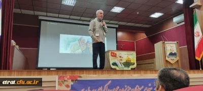 برگزاری همایش از حاج قاسم بشنو توسط مرکز عترت با همکاری مدیریت امور پردیس های استان و مرکز شهدای مکه 