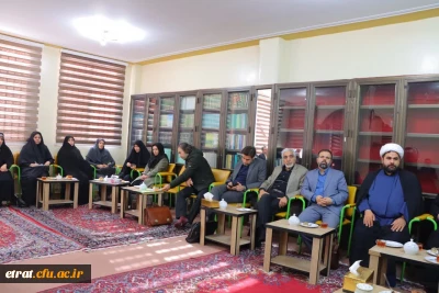 حضور اساتید و کارکنان مرکز عترت در دفتر امام جمعه شهرستان اسلامشهر
