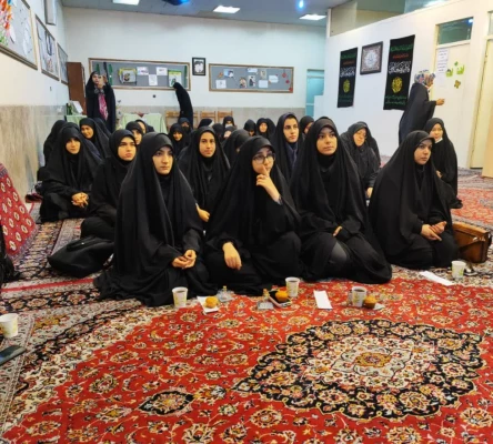 برگزاری کلاس درس  دانشجو معلمان در حوزه علمیه الزهرا شهرک واوان 5