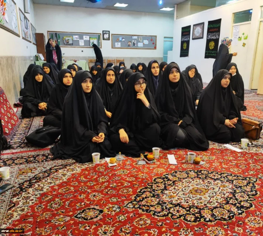 برگزاری کلاس درس  دانشجو معلمان در حوزه علمیه الزهرا شهرک واوان 5