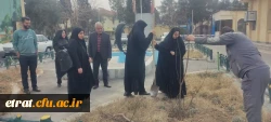 برگزاری روز درختکاری و کاشت نهال در محوطه فضای سبز 3