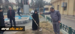 برگزاری روز درختکاری و کاشت نهال در محوطه فضای سبز 4