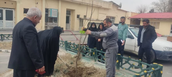 برگزاری روز درختکاری و کاشت نهال در محوطه فضای سبز 5