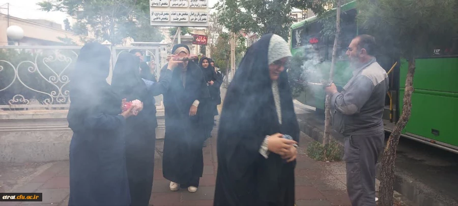 بدرقه دانشجویان زائر حرم ثامن الحجج(ع) 
 2