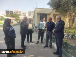 حضور رئیس شورای شهر اسلامشهر و مسئولان زیبا سازی شهرستان در مرکز  3