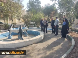 حضور رئیس شورای شهر اسلامشهر و مسئولان زیبا سازی شهرستان در مرکز  5