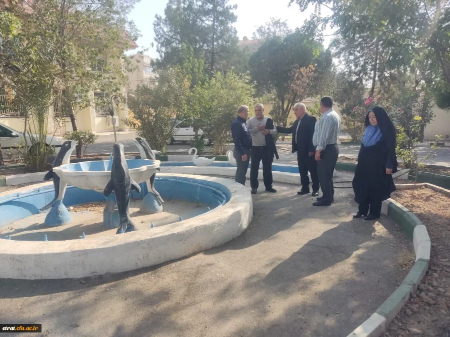 حضور رئیس شورای شهر اسلامشهر و مسئولان زیبا سازی شهرستان در مرکز  5