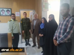 حضور رئیس و کارمندان مرکز عترت به مناسبت روز نیروی انتظامی در کلانتری واوان 
 2