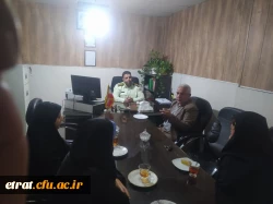 حضور رئیس و کارمندان مرکز عترت به مناسبت روز نیروی انتظامی در کلانتری واوان 
 2