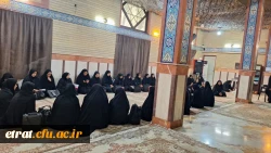 حضور دانشجو معلمان مرکز عترت روز مبارزه با استکبار جهانی در حرم شهدای گمنام  5