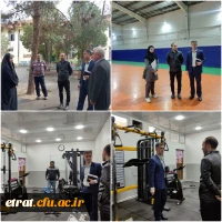 حضور جناب آقای شفابخش مدیر کل تربیت بدنی دانشگاه فرهنگیان در مرکز عترت 2