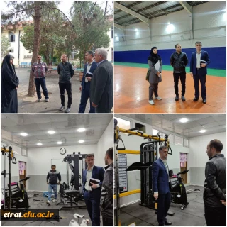 حضور جناب آقای شفابخش مدیر کل تربیت بدنی دانشگاه فرهنگیان در مرکز عترت