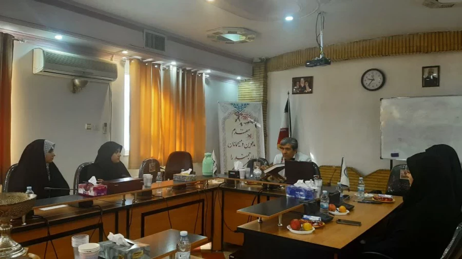 بازدید کارشناسان دانشگاه فرهنگیان استان تهران آقای دکتر طباطبایی و خانم یوسفی از مرکز عترت
 2